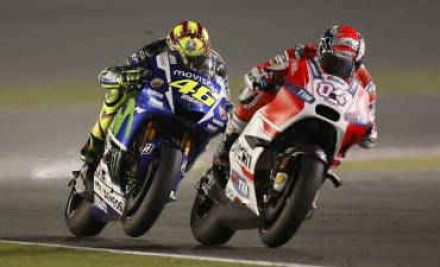 Moto Gp: Dovizioso domina le 2/e libere, Rossi 12/o